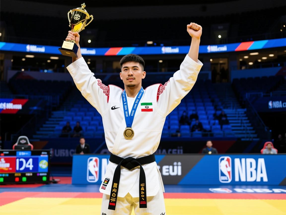 武术比赛中伊朗选手斩获冠军 第3张
