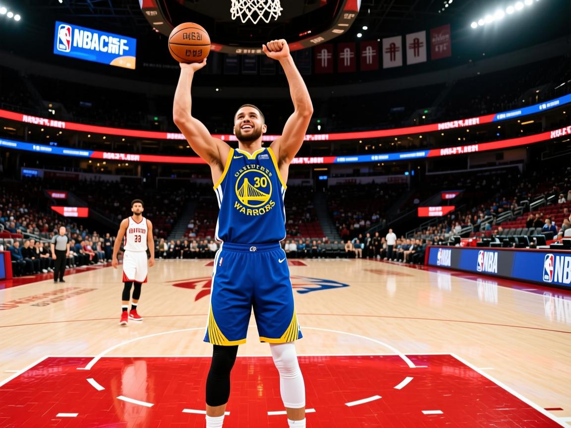 勇士主场大胜火箭,库里砍下30分创纪录 第4张