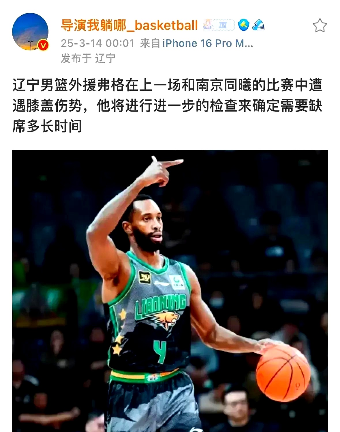 开云体育网站-包含CBA外援优先续约权公示：辽宁男篮放弃弗格的词条